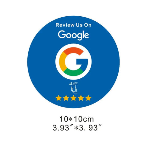 NFC Google Rating Cards